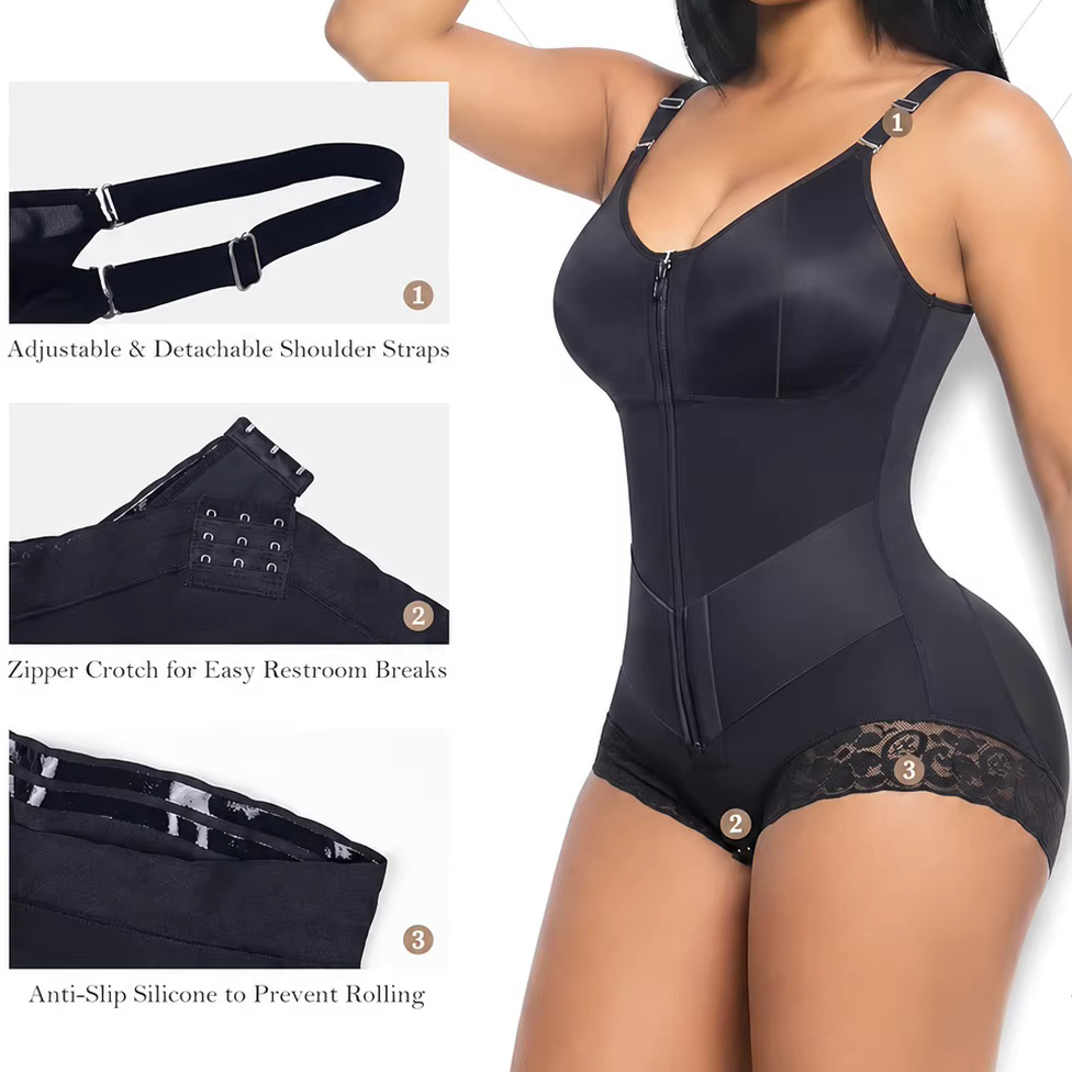 Body Modelador Feminino com Co - Shapewear Bodysuit Firm avaliação e preço