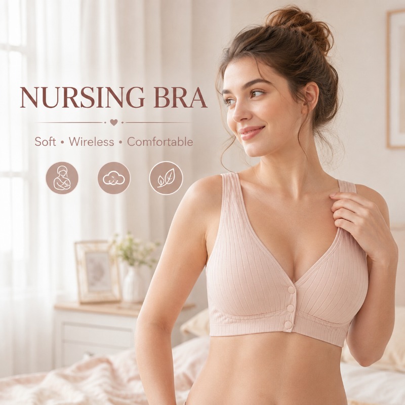 Sutiã de Amamentação Feminino, - Nursing Bra Sleep avaliação e preço
