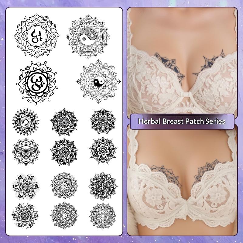 2/3/6/8 Folhas de Tatuagens Te - Nipple Cover Pasties avaliação e preço